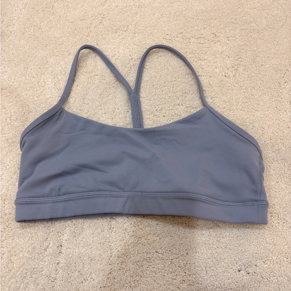 Lululemon Flow Y Grey Sports Bra Size 10